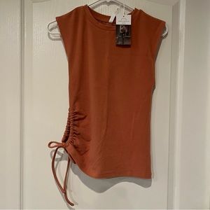 Glam sleeveless cut out tank top